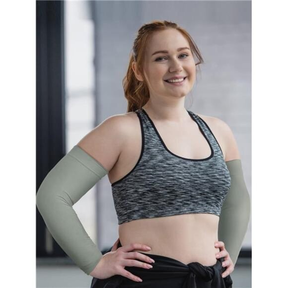 4 Pairs Plus Size Cooling Arm Sun Sleeves for Men Women - Picture 4 of 7